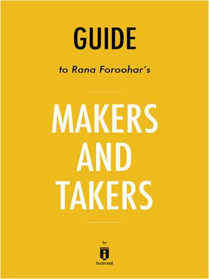 cover image of Summary of Makers and Takers